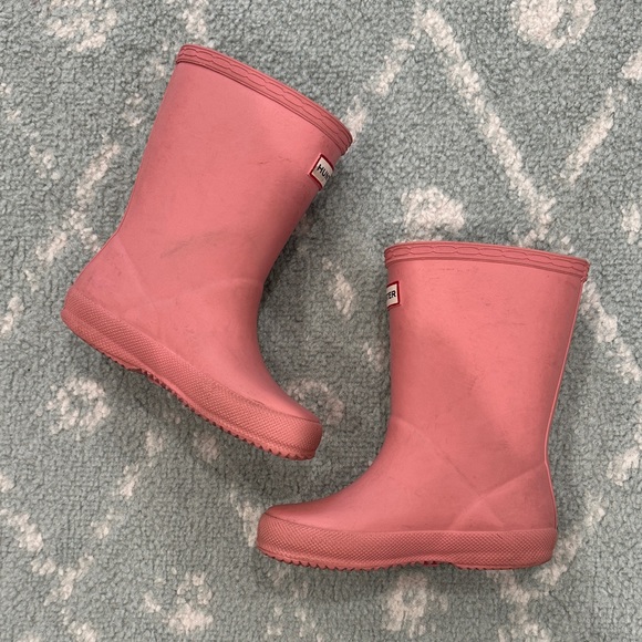 Hunter Kids Pink Rain Boots - Picture 4 of 8